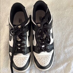Nike Dunks Panda Black and White Sneakers
Size 6.5Y
